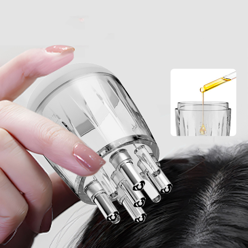 Hair Care For Hair Loss - Kopfhaut Applikator Flüssigkeit Kamm Tragbare Mini