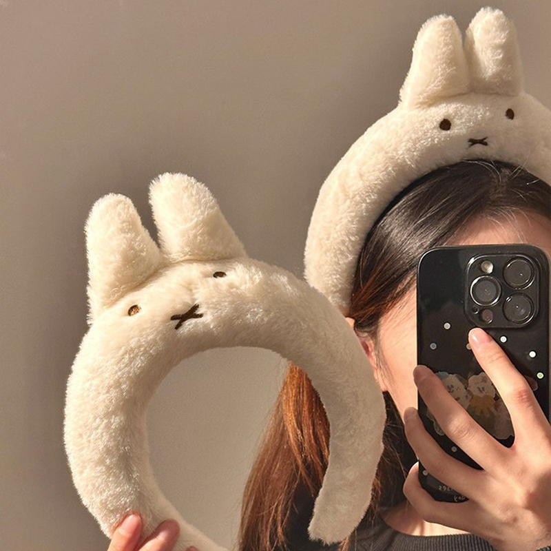Hair Care Japan Products - Miffy Stirnband aus Samt zum Waschen