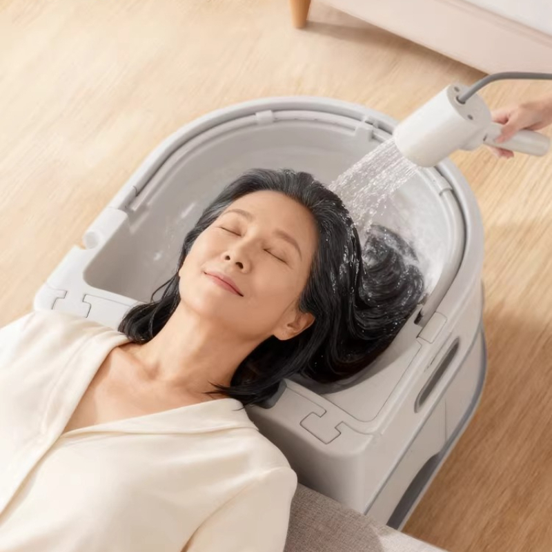 Hair Care Hospital - Tragbares Haarwaschbecken, Shampoo-Stuhlauflage für ältere Frauen