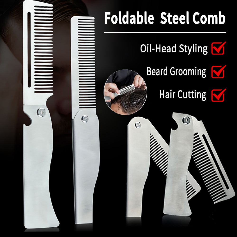 Hair Care Guide - Neue Art 1/2PCS Tragbare Stahl Kämme