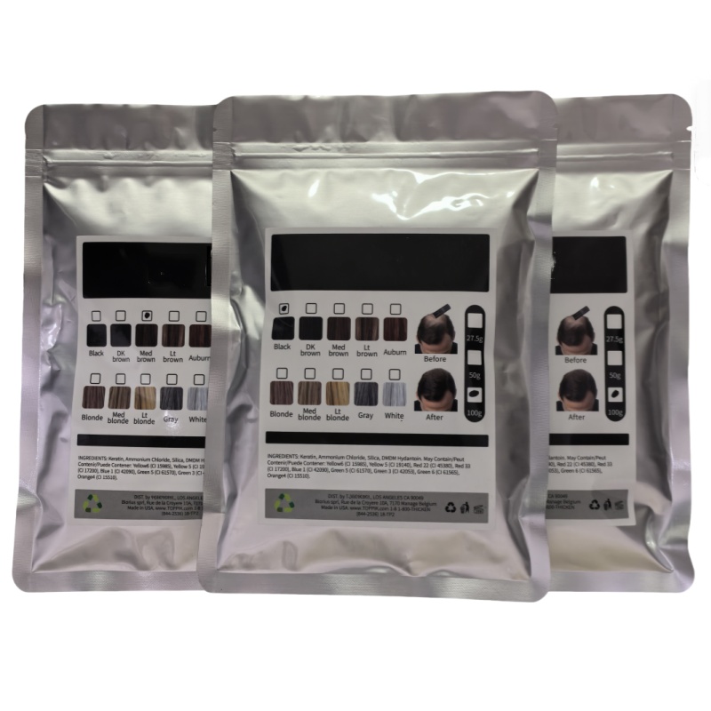 Hair Care Vegan - 100g Haarfasern Keratin Haarverdichtungspulver Sofortige Haarwuchs-Verdichtungsfasern