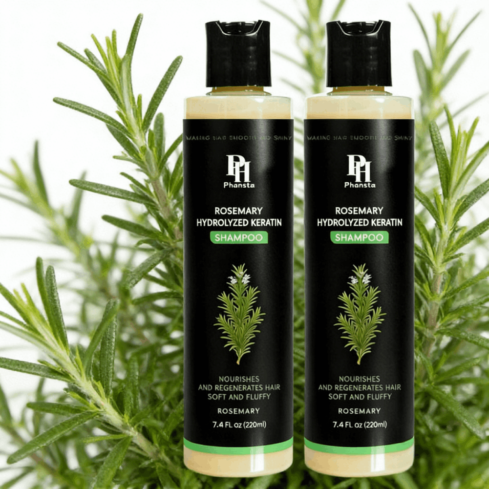 Rosemary Hair Oil - 1/2 Stück Rosmarin-Haarshampoo, volumenvergrößernd und verdickend,