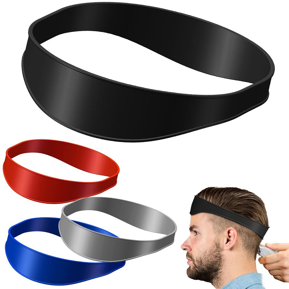 Hair Care Guide - DIY Haarschneidehilfe: Gebogenes Stirnband, Silikon-Nackenlinien-Schablonen und