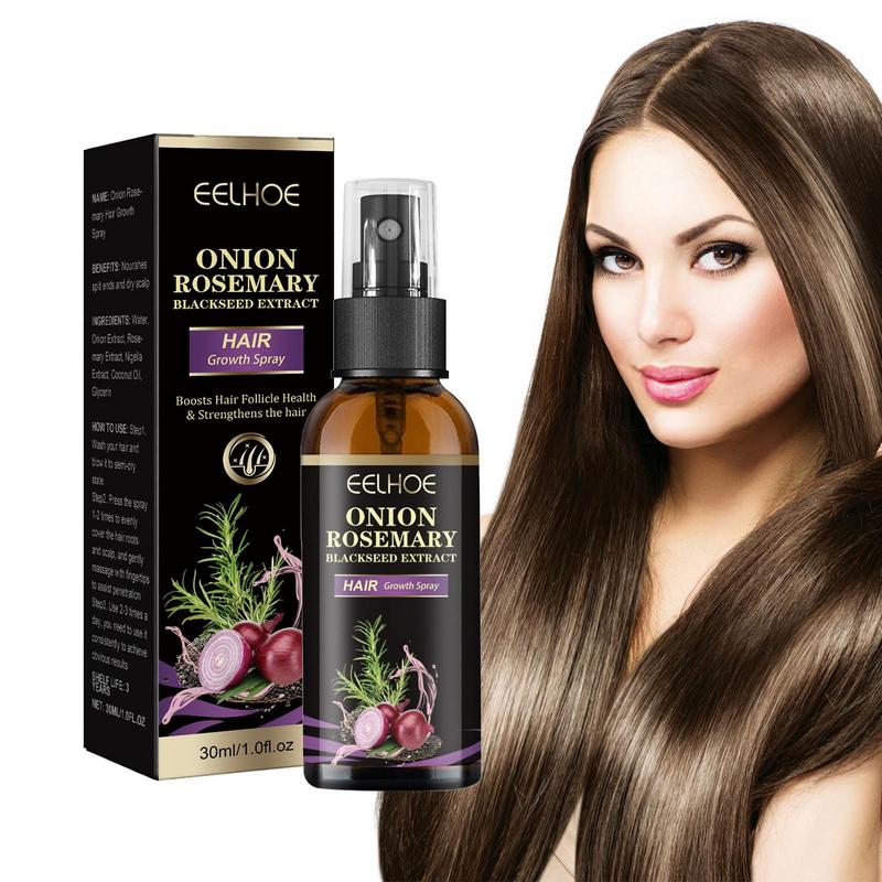 Rosemary Hair Oil - 30 ml Haarwachstumsspray, Zwiebel-Rosmarin, dichtes Haarspray,
