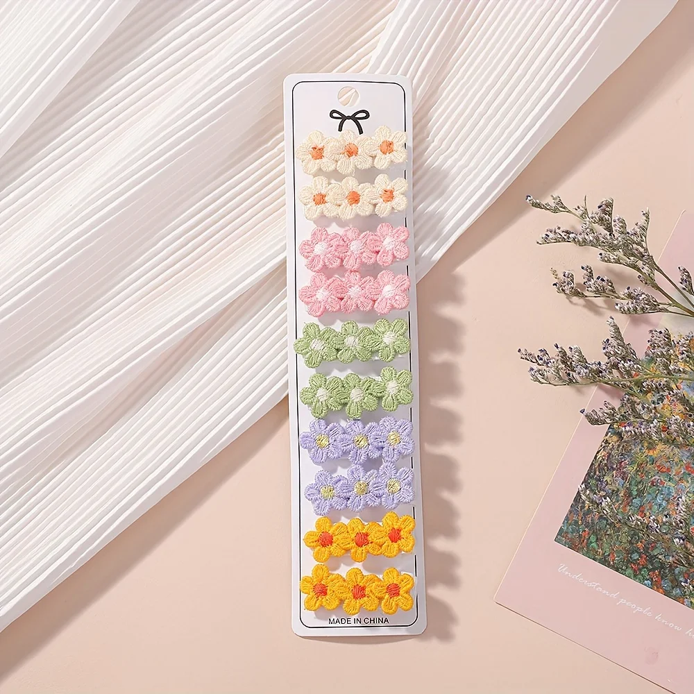 10 Teile/satz Baby Mini Blume  – Hair Care Gift Set Bewertung und Preis