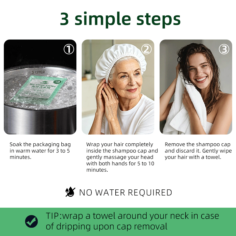 Einweg-Wasserloses Shampoo-Cap – Hair Care Hospital Bewertung und Preis